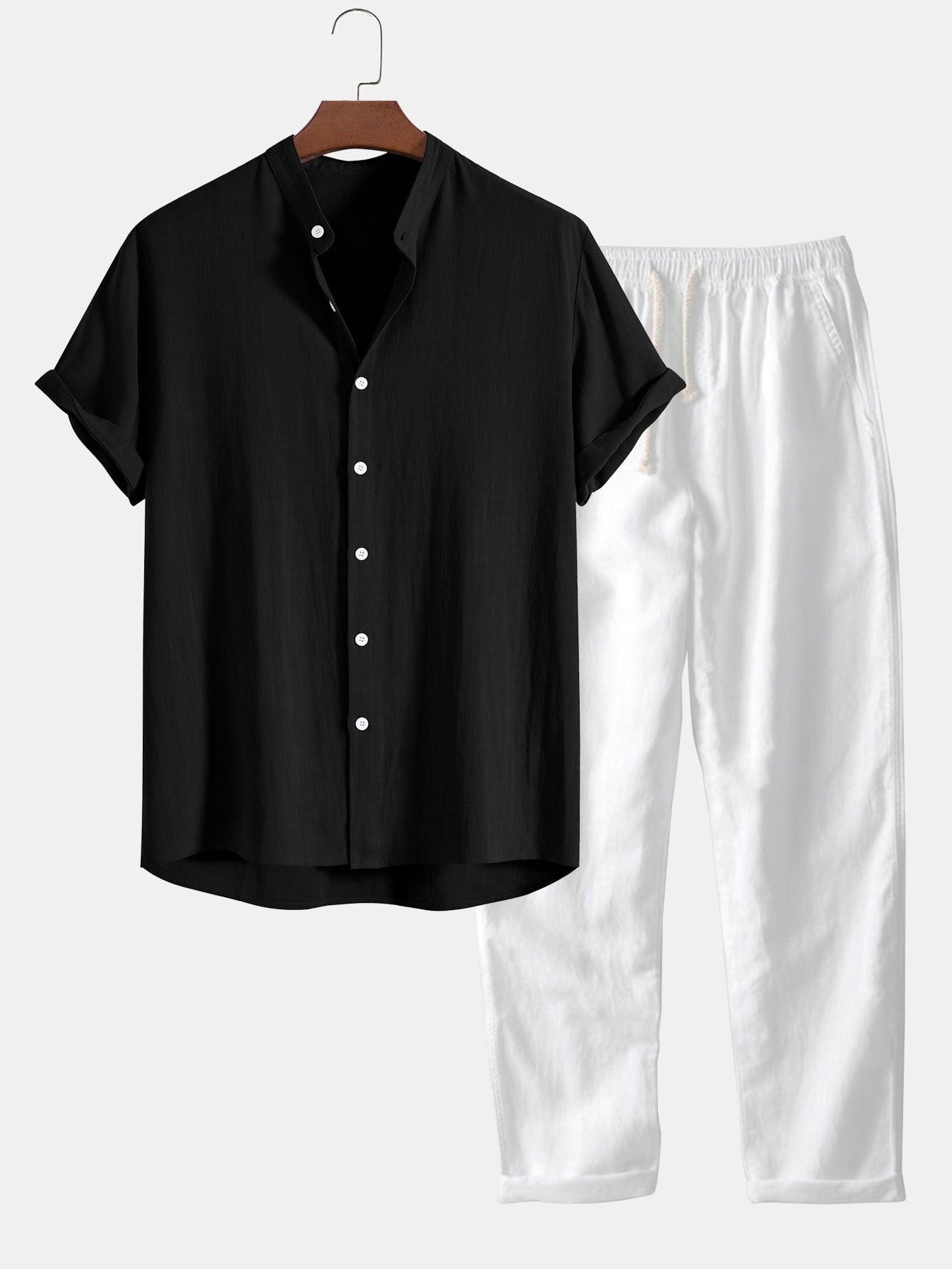 David™ | Linnen Polo en Broek Set