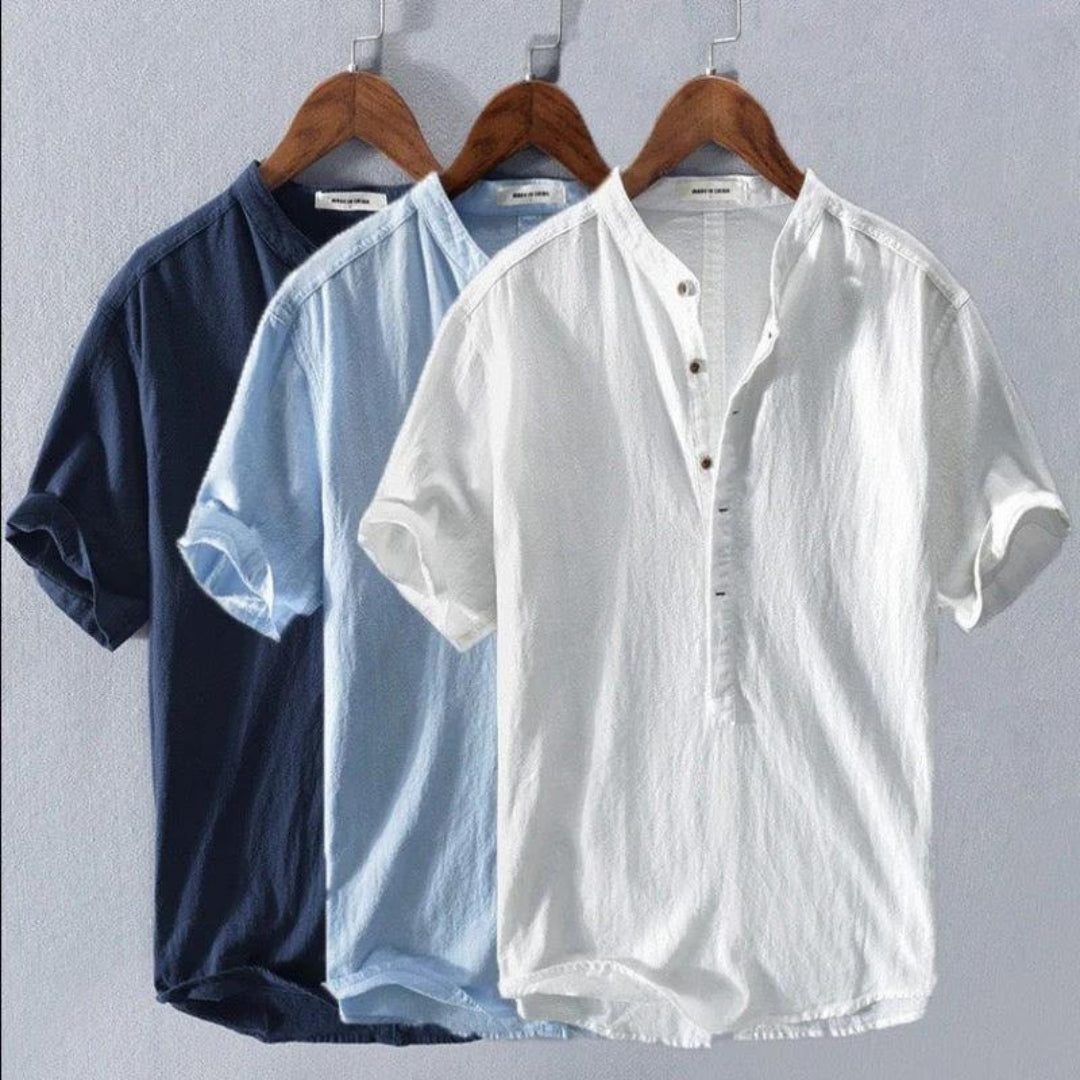 LEO™ - Luxe Amalfi Linnen Shirt