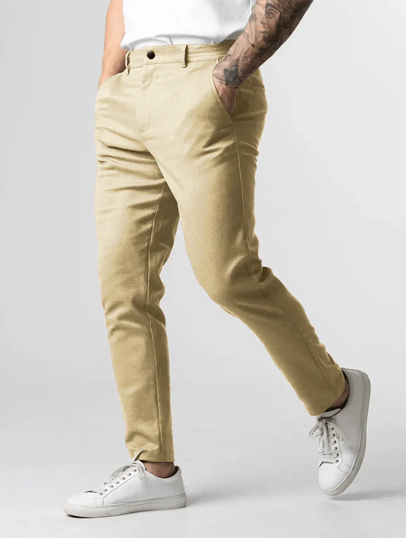 MARIO™ LUXE HEREN STRETCH CHINO