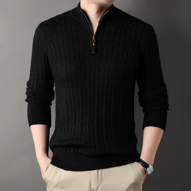 James™ | Stijlvolle Premium Half Zip Sweater