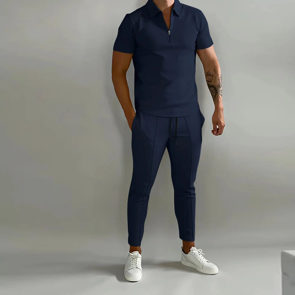 Adin Set™ | Polo-shirt en Stretch Broek