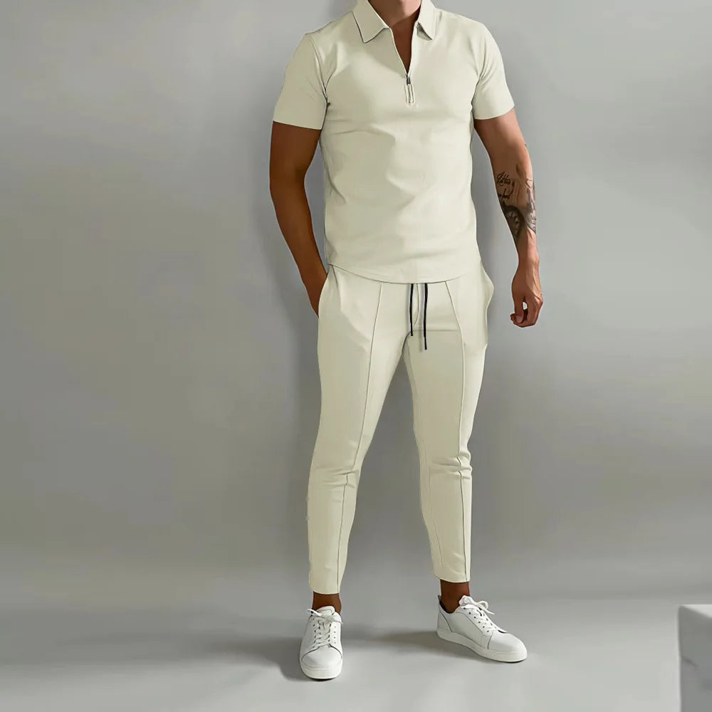 Adin Set™ | Polo-shirt en Stretch Broek