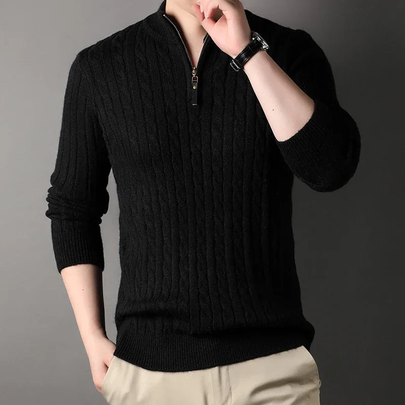 James™ | Stijlvolle Premium Half Zip Sweater